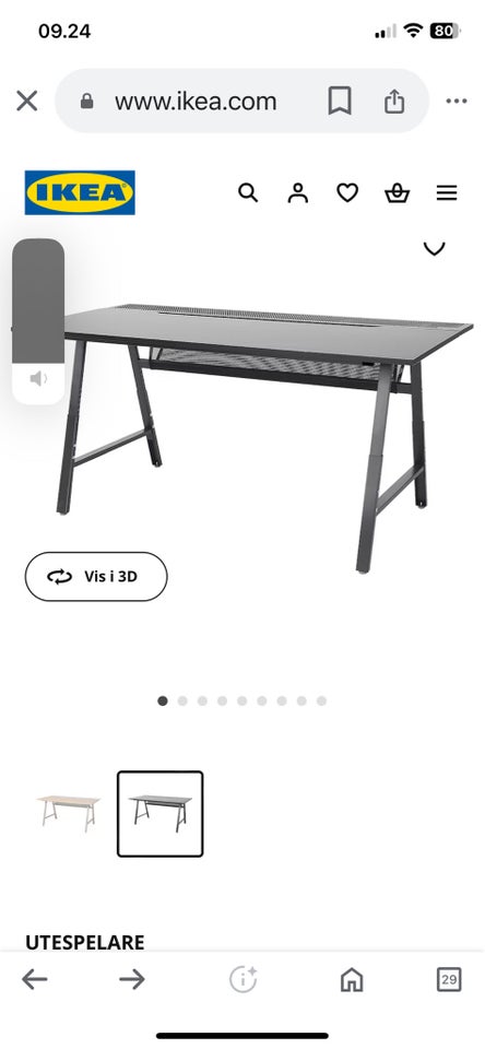 Skrive-/computerbord, IKEA