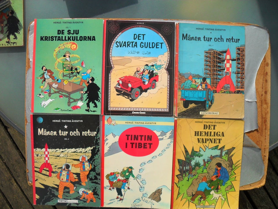 TINTIN PÅ SVENSK, HERGE,