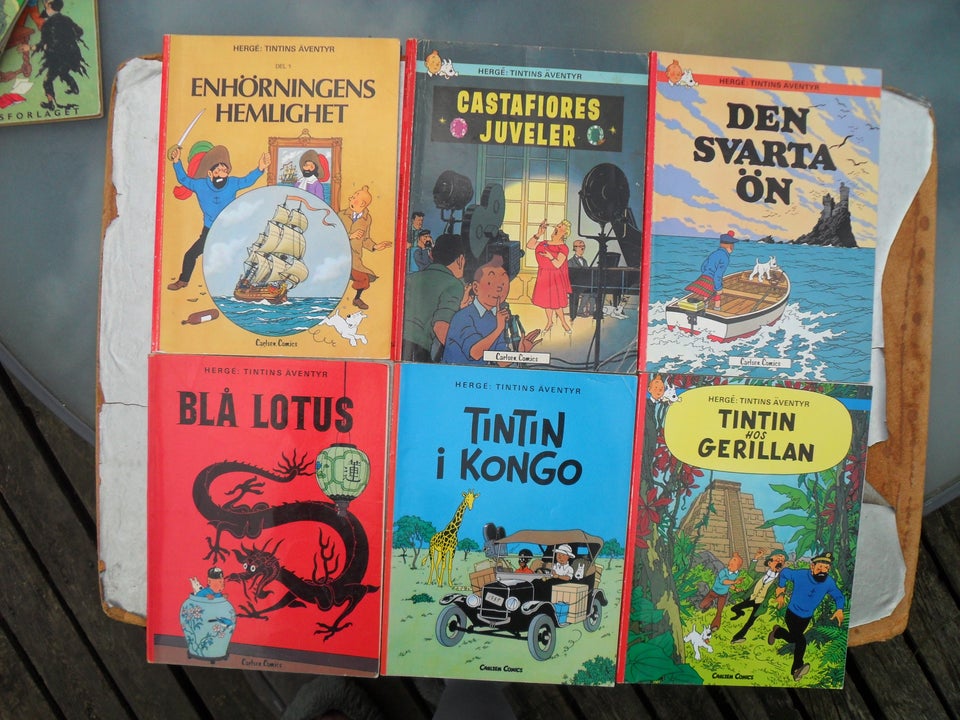 TINTIN PÅ SVENSK, HERGE,