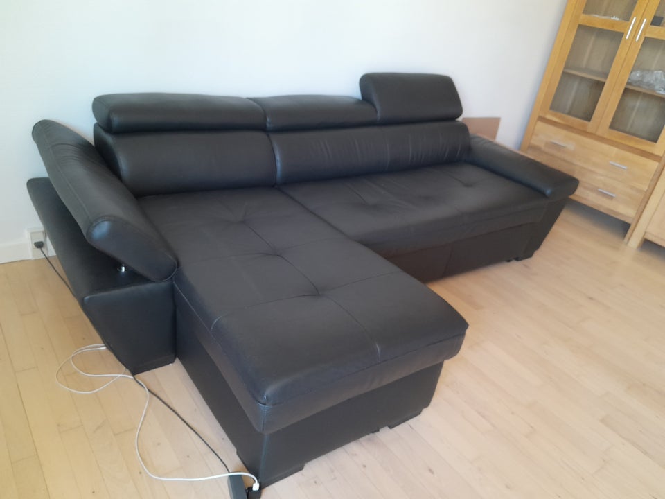 Hjørnesofa, læder