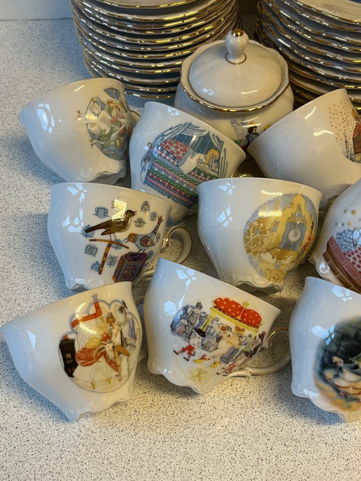 Porcelæn, Kaffestel, Firkløver