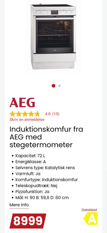 Induktionskomfur, AEG