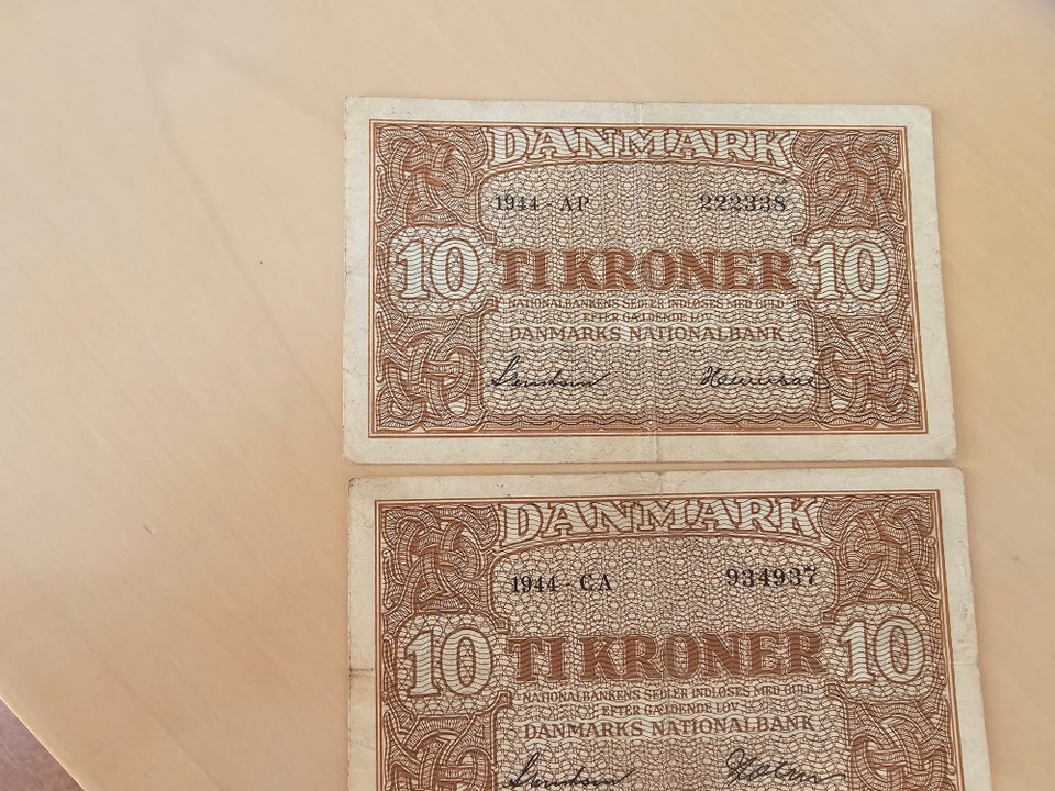 Danmark sedler 10