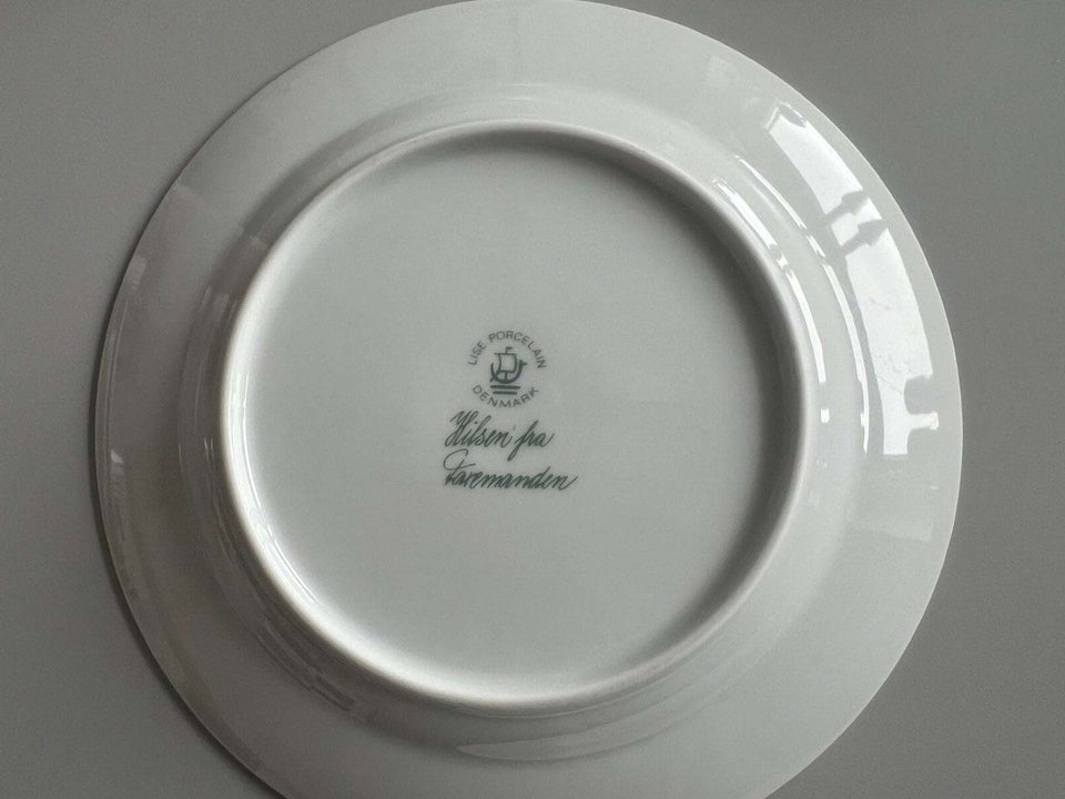 Porcelæn Tallerkener Lise