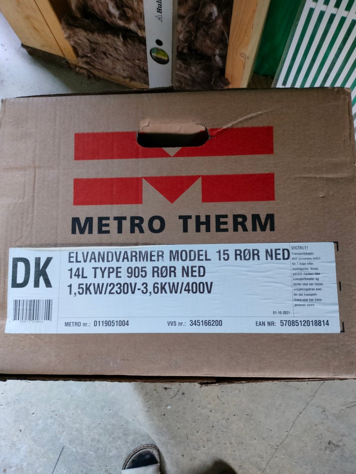 NY El vandvarmeren 14 l , Metro Therm