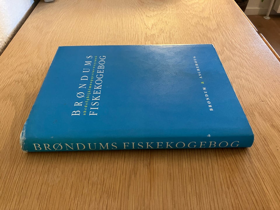 BRØNDUMS FISKEKOGEBOG, emne: mad