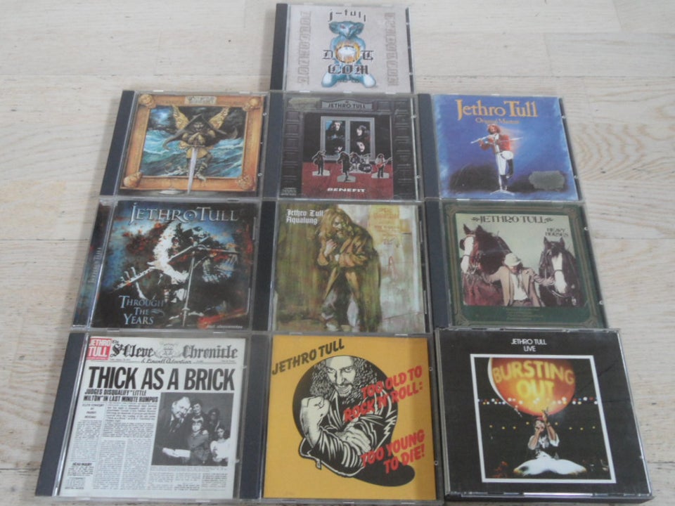 JETHRO TULL: 10 CD MED JETHRO TULL,