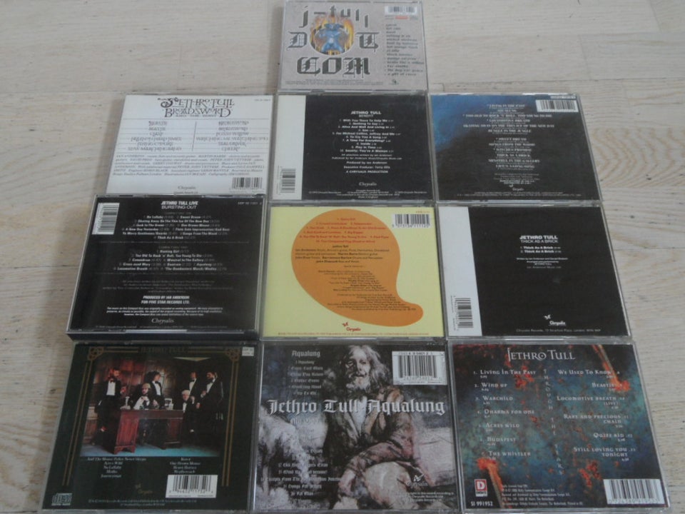 JETHRO TULL: 10 CD MED JETHRO TULL,