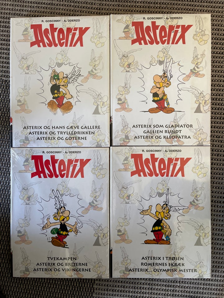 Asterix samlebind 1-4, Tegneserie