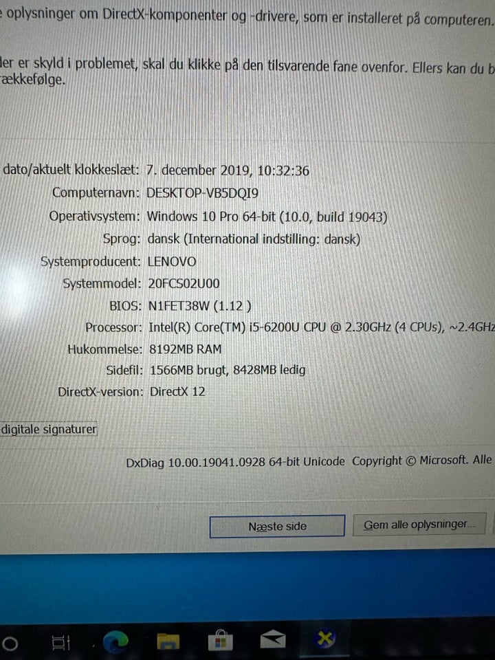 Lenovo X1 Carbon gen 4 Core i5 GHz 8