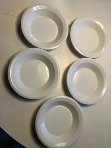 Porcelæn dybe tallerkener