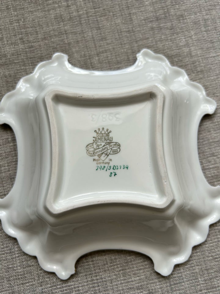 Porcelæn Skål Graf von Henneberg