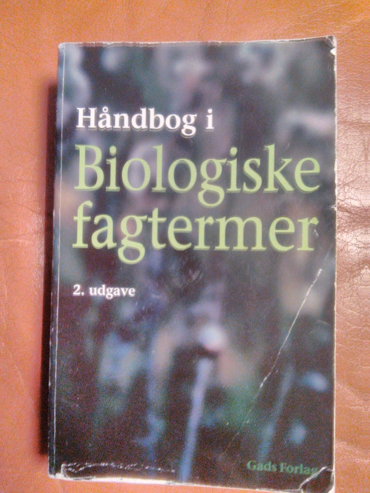 Håndbog i Biologiske fagtermer. ,