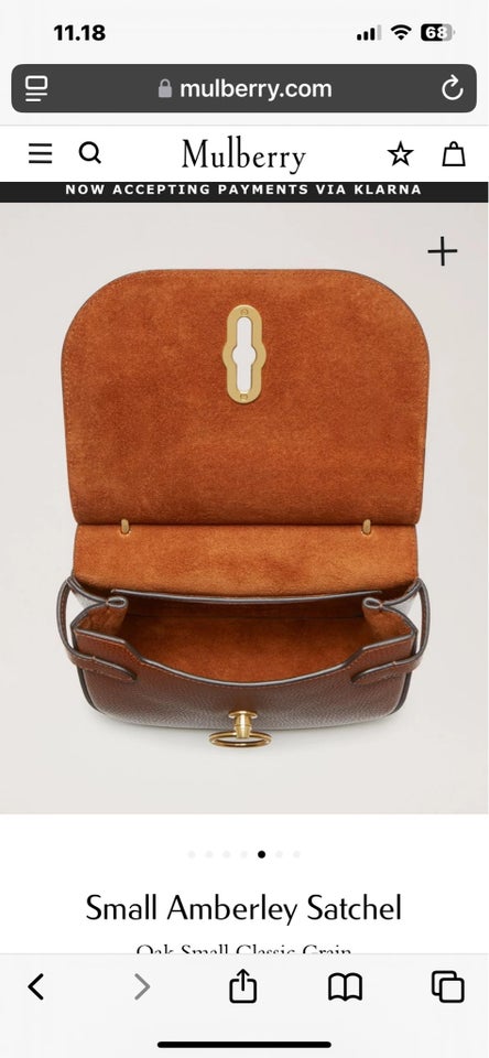 Crossbody, Mulberry, bøffellæder