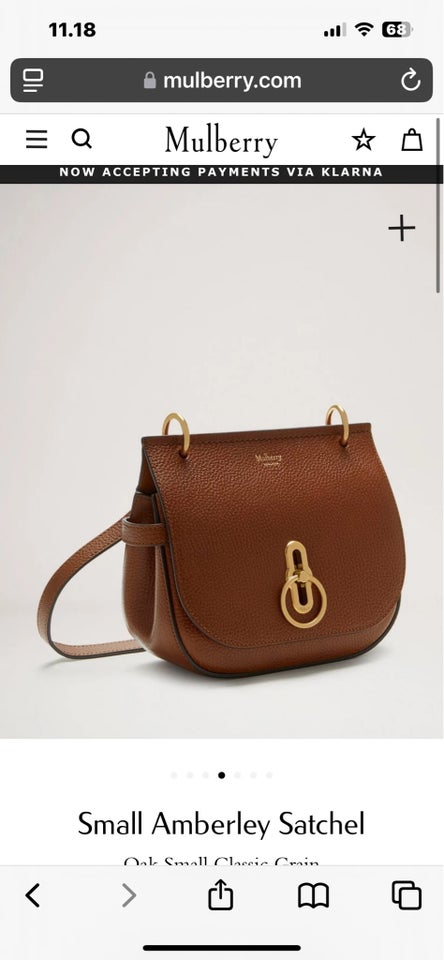 Crossbody, Mulberry, bøffellæder