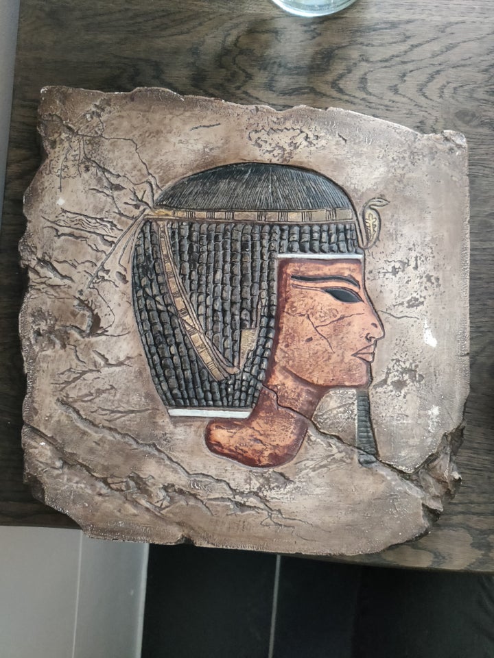 Egyptisk relief, Gips, 60 år gl.