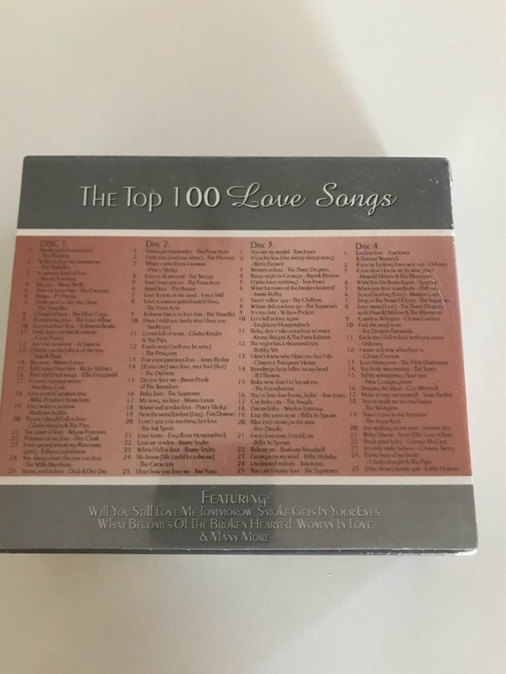 Div. Kunstnere: 100 Love Songs, The