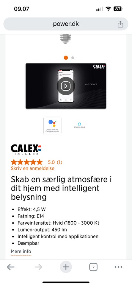 LED CALEX SMART LAMP