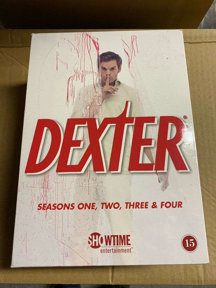 Dexter sæson 1-4, DVD, gyser