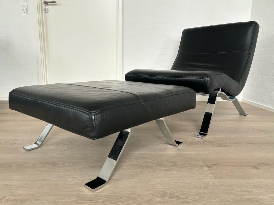 Loungestol, læder, BOCONCEPT