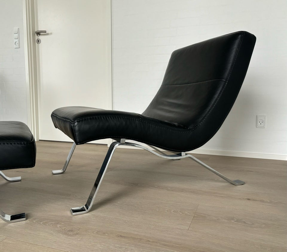 Loungestol, læder, BOCONCEPT