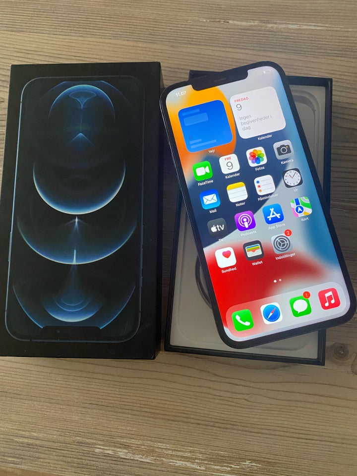 iPhone 12 Pro, 128 GB, sort