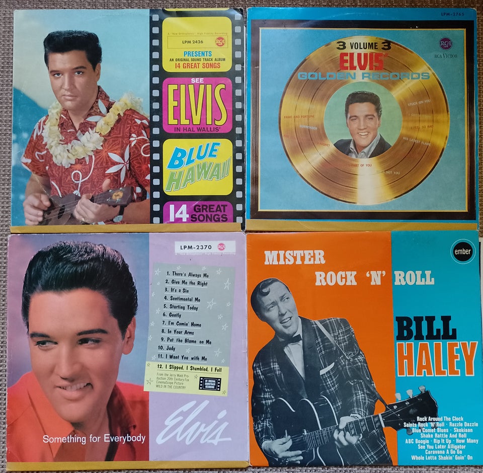 LP, Elvis Presley og Bill Haley, 3