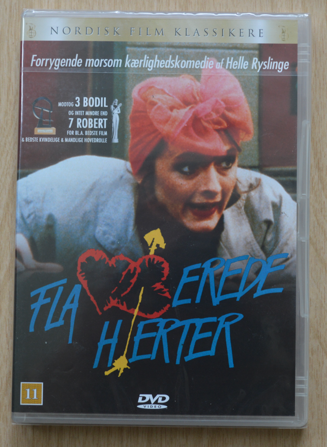 Flamberede hjerter Ny uåbnet DVD