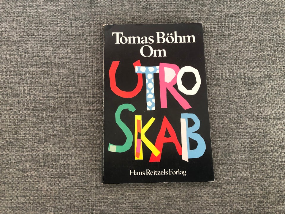 Om Utroskab Tomas Böhm emne: