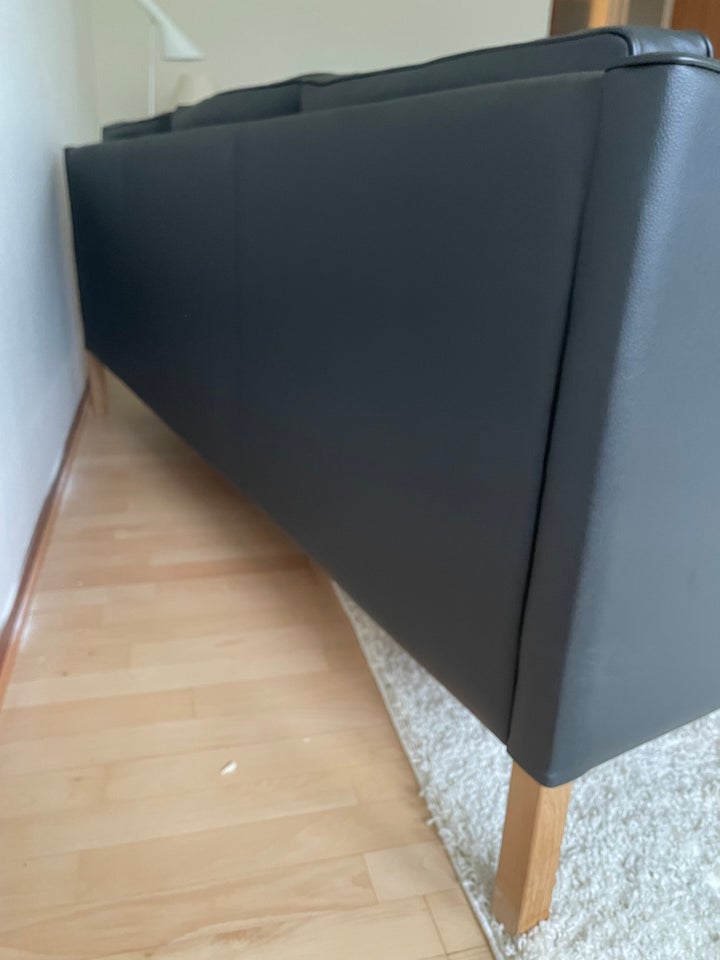 Sofa, læder, 3 pers.