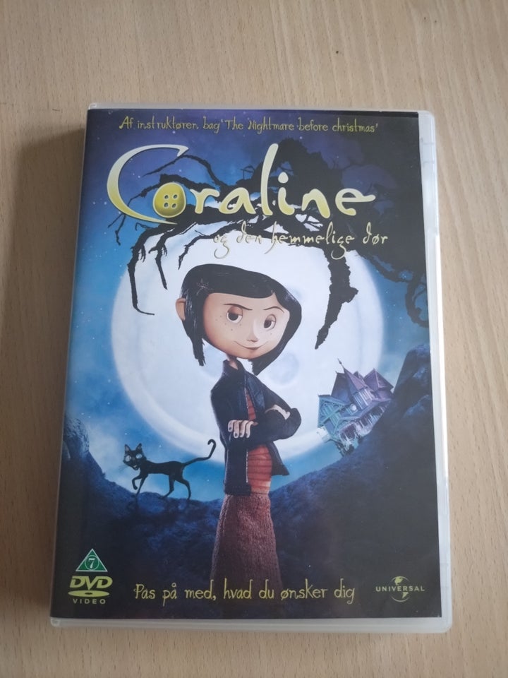 Coraline, DVD, tegnefilm