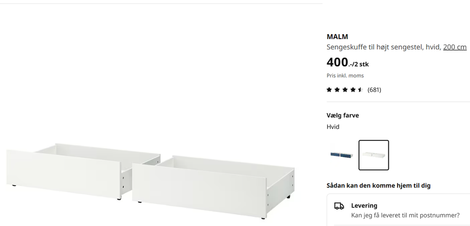 Sengeskuffe, IKEA