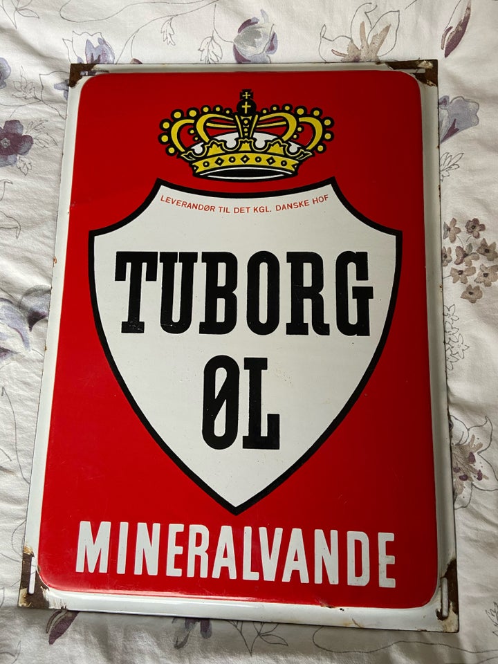 Skilte, Emaljeskilt Tuborg øl og