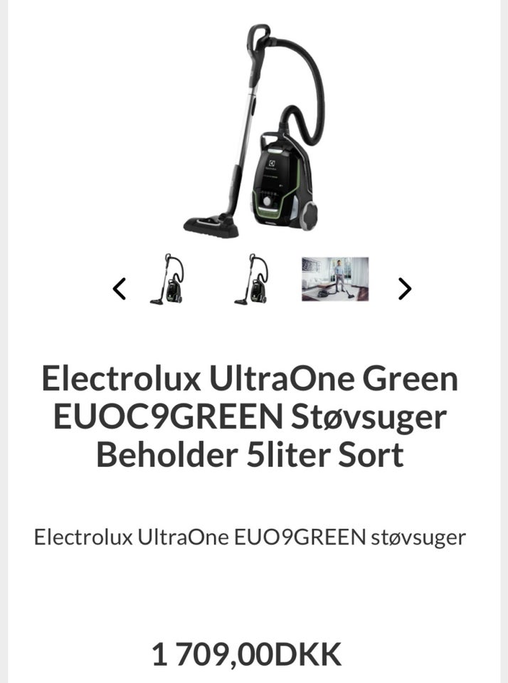 Støvsuger, Electrolux EU09GREEN