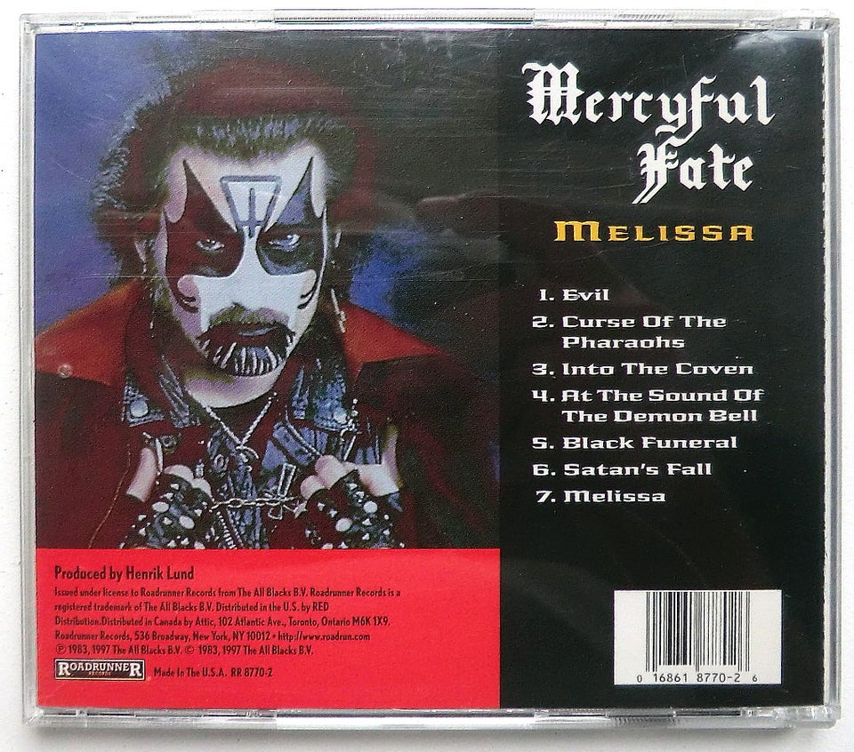 MERCYFUL FAITH: MELISSA, metal