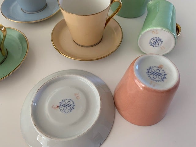 Porcelæn Kaffe sæt kopper