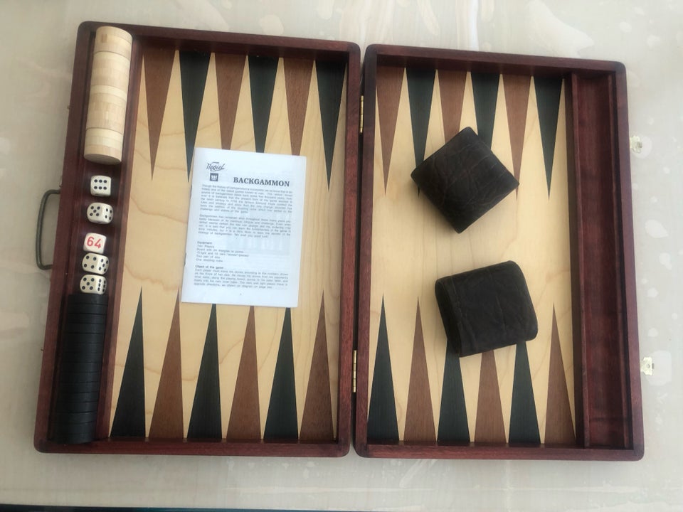 Backgammon kuffert Børne- og