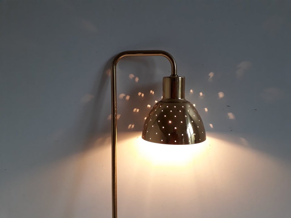 Lampe Messing Blomsterlampe