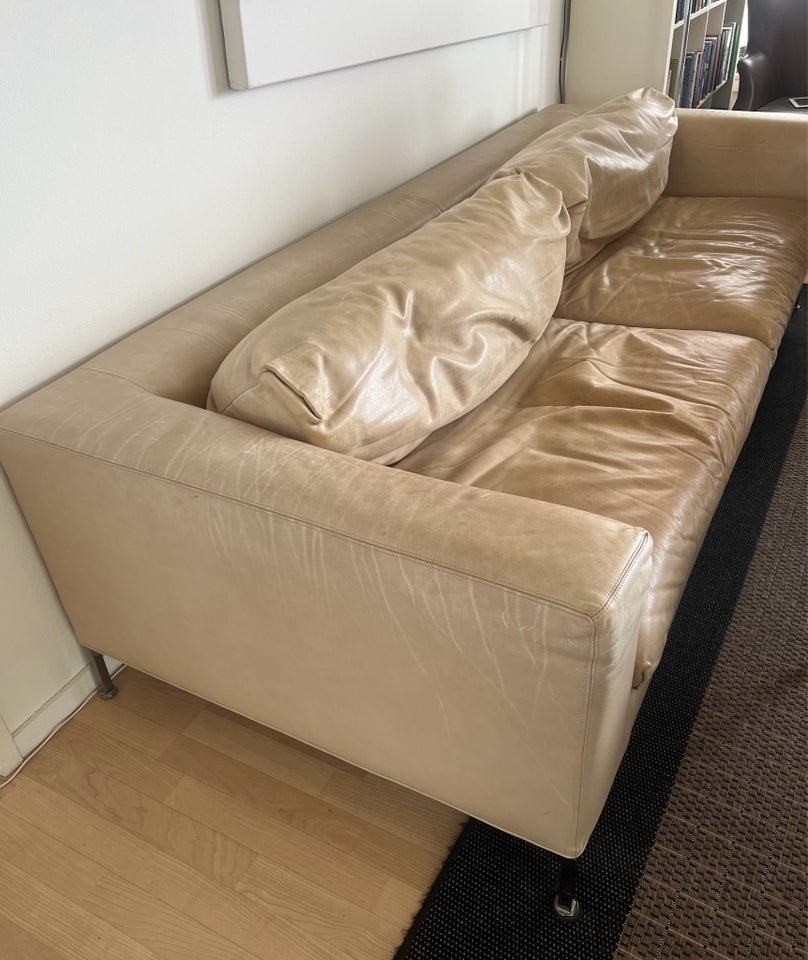 Sofa læder 3 pers