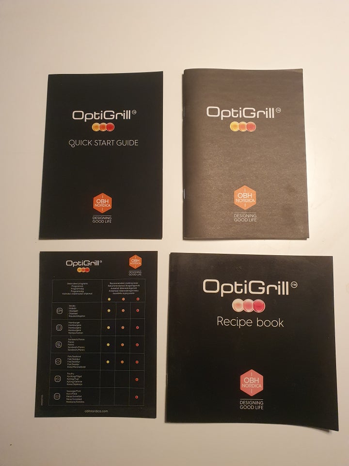 Bordgrill, Obh nordic optigrill