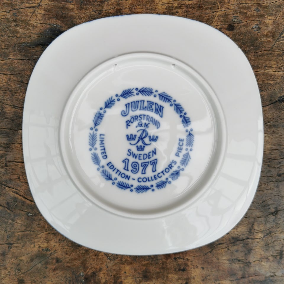 Porcelæn Tallerken Rörstrand