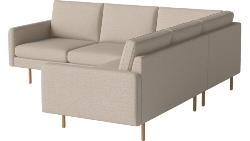 Sofa stof 5 pers