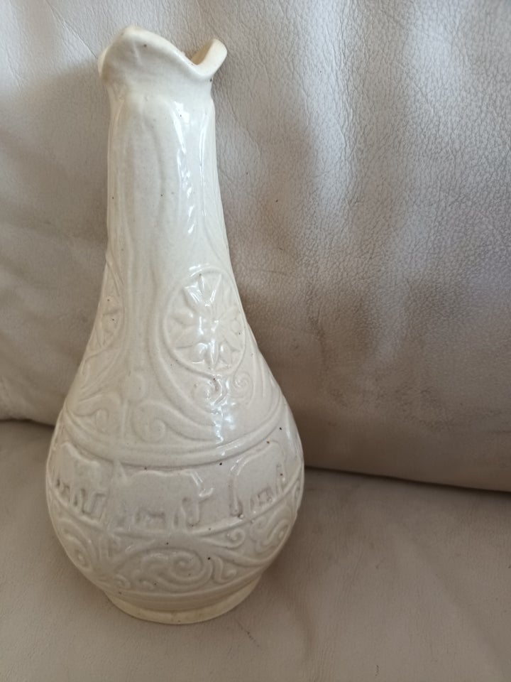 SMUK KERAMIK VASE FRA SRI LANKA MED