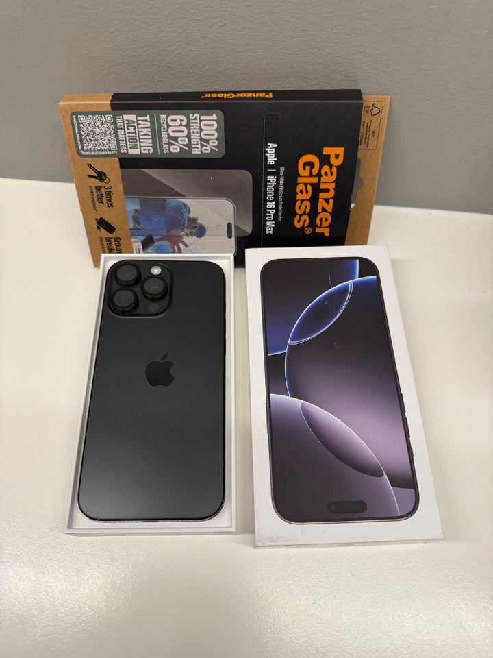 iPhone 15 Pro Max, 256 GB, sort