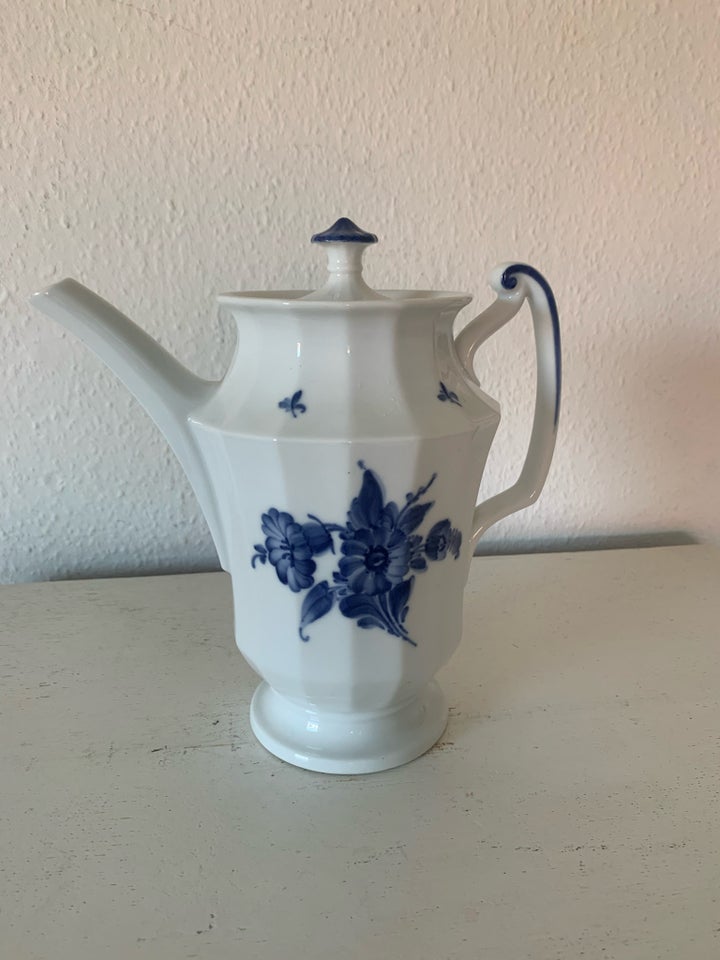 Porcelæn Kaffekande Blå Blomst