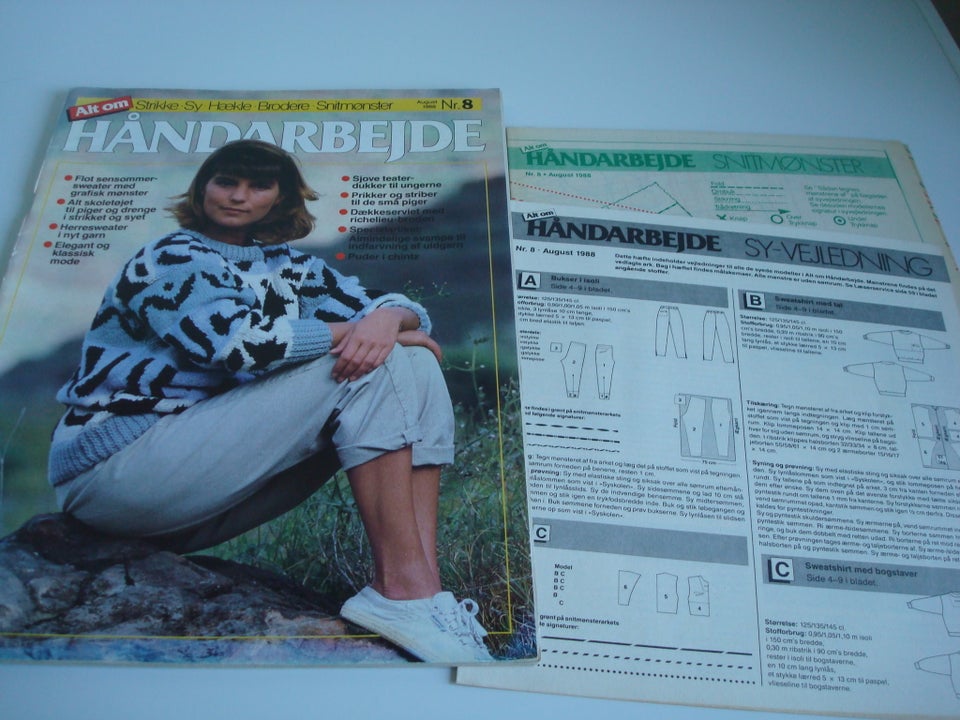 Alt om håndarbejde nr. 8 1988, Blad