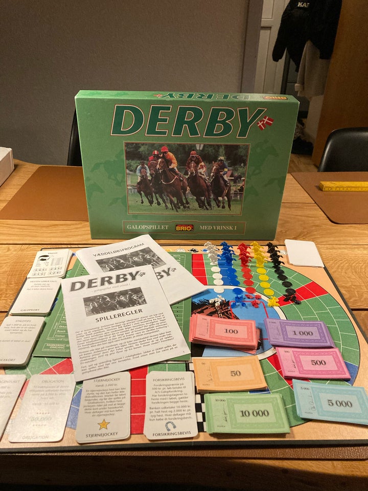 Derby gallopspillet, brætspil