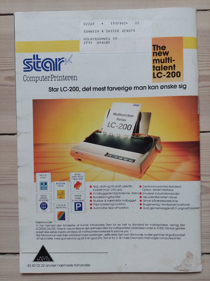 Det nye Computer, Magasin