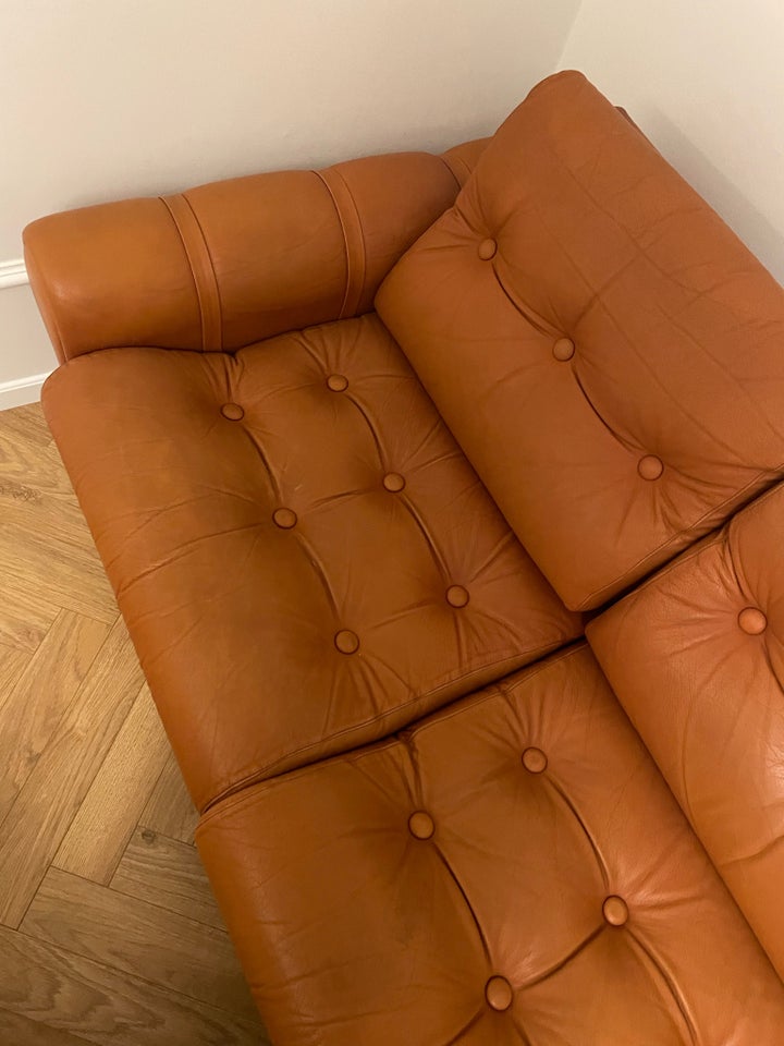 Sofa, læder, 3 pers.