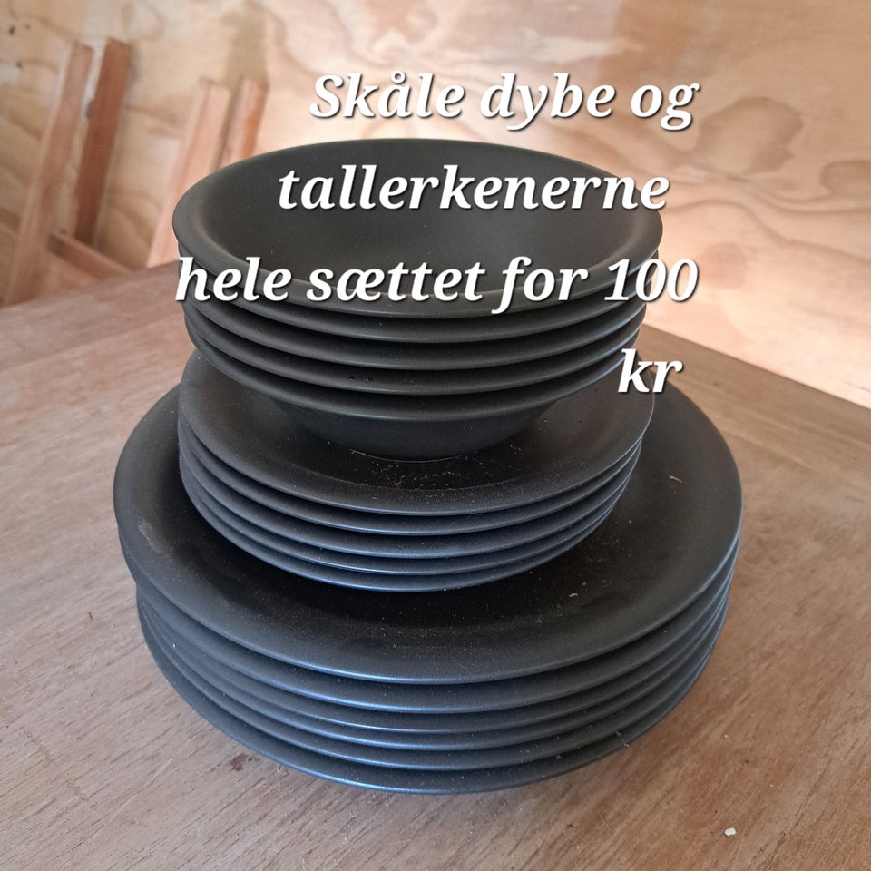 Porcelæn, Tallerkener